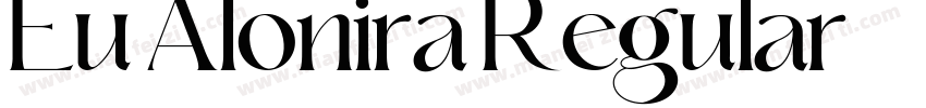 Eu Alonira Regular字体转换